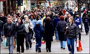People shopping