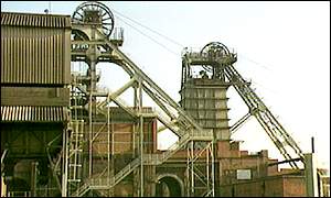 Coal mine pit head