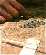 Drug user's needle