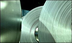 Rolls of steel