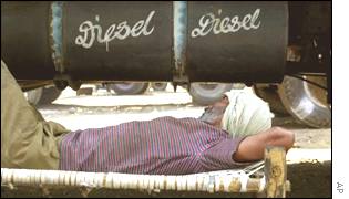 Indian truck driver