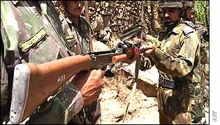 Indian soldiers