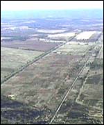 Unfarmed land in 