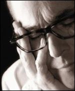 Depressed man