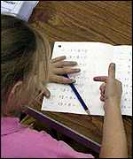 girl counting