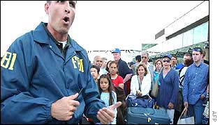 FBI agent at scene