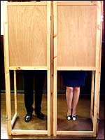 Polling booth