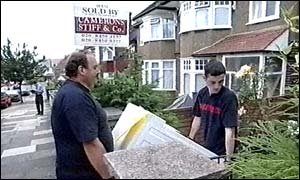People moving home