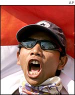Student protester