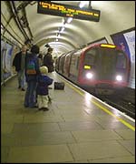 A Tube train