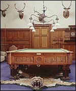 The billiard room