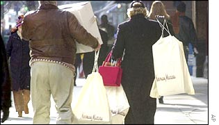 Shoppers in Chicago