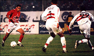 Al Ahly in action 