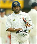 Tendulkar dismissed
