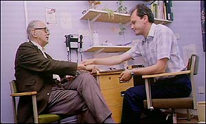 GP with patient