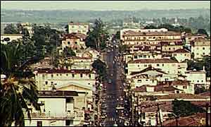 Monrovia skyline