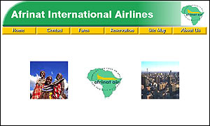 Afrinat website
