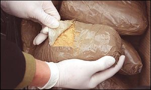 Heroin packages