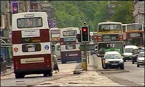 Bus scene