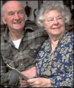 An elderly couple