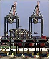 West Coast docks in the US 