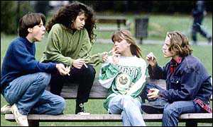 Teenage smokers