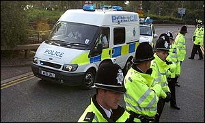 Police escort