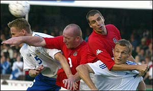 John Hartson and Andy Melville