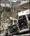 The scene of the bombing