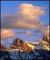 Clouds over Canadian mountain range 1999 EyeWire, Inc. 