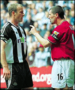 Roy Keane (right) and Alan Shearer