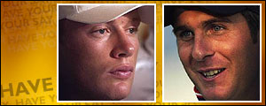 Andrew Flintoff is struggling with a hernia injury and Michael Vaughan has a bad knee