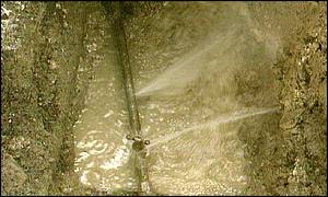 Burst pipe