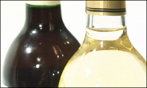 Wine bottles