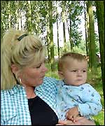 A baby at Woodside