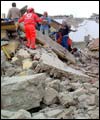 The collapsed school