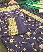 colourful material