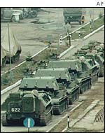 Russian tanks