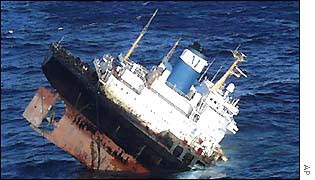 Prestige sinking