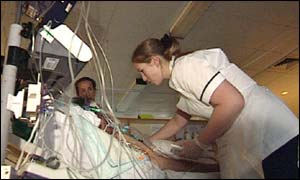 nurse with patient 