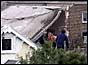 Bomb damage at Deal Barracks