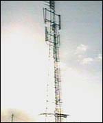 The mast at Bossiney