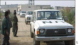 UN car at Bakuba