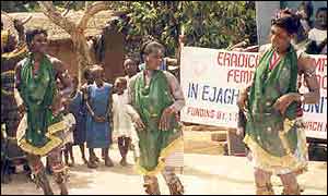 'Nkim' dancers