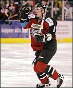 Sandrock scored the Giants fourth goal