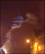 Fire scene