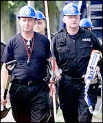 Police search team
