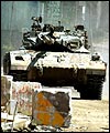 An Israeli tank
