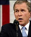 US President George W Bush