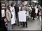 Hospital picket line